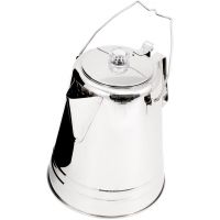GSI Outdoors Glacier Stainless Coffee Percolator, 14 Cups