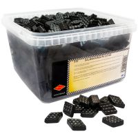 Halva Salmiakrutor, låda 2 kg