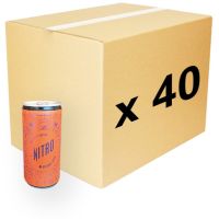 Hard Beans Nitro Cold Brew Vegan Latte 200 ml - 40 kpl laatikko