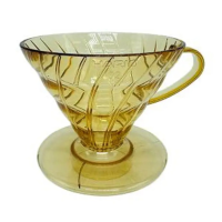 Hario V60 20th Anniversary Dripper suodatinsuppilo koko 02, Tsukimi Yellow