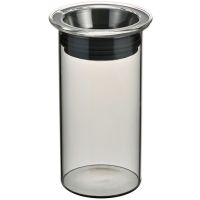 Hario Colors Canister lasinen säilytyspurkki 400 ml, harmaa