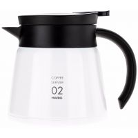 Hario V60 Insulated Stainless Steel Server koko 02 600 ml, valkoinen