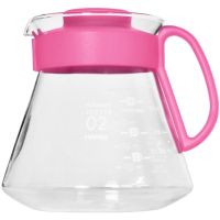 Hario V60 Range Server Candy Edition kahvikannu koko 02, 600 ml Flamingo Pink