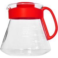 Hario V60 Range Server Candy Edition koko 02, 600 ml Desert Red