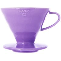Hario V60 Dripper koko 02 keraaminen suodatinsuppilo, vaalea violetti