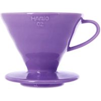 Hario V60 Dripper koko 02 keraaminen suodatinsuppilo, violetti