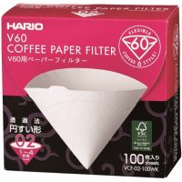 Hario V60 Size 02 Coffee Paper Filters, 100 pcs Box