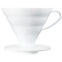 Hario V60 Dripper koko 02 suodatinsuppilo, valkoinen muovi