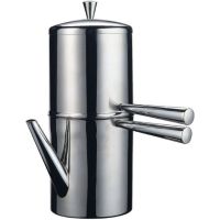 ILSA Caffettiera napoletansk cuccumella kaffebryggare i stål, 1-2 koppar