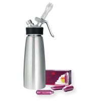 iSi Cream Profi Whip -kermasifoni 0,5 l + iSi Cream Chargers N2O -panokset 24 kpl
