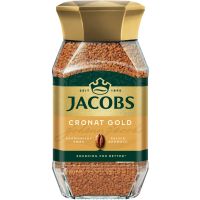 Jacobs Cronat Gold pikakahvi 200 g lasipurkki