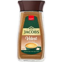 Jacobs Velvet Crema pikakahvi 200 g lasipurkki