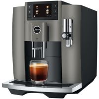 Jura E8 (EC) Fully Automatic Coffee Machine, Dark Inox