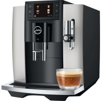 Jura E8 (EC) Fully Automatic Coffee Machine, Platinum