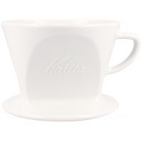 Kalita Ceramic Dripper HA 102 filterhållare i porslin, vit