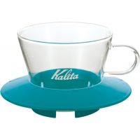 Kalita Wave #155 Glass Dripper lasinen suodatinsuppilo, piparminttu