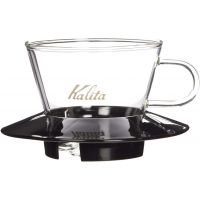 Kalita Wave #155 Glass Dripper filterhållare i glas, svart