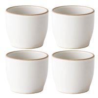 Kinto NORI keraamiset mukit 4 x 200 ml, valkoinen