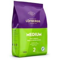 Löfbergs Medium Roast 1 kg kahvipavut