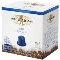 Miscela d'Oro Blue Decaf Nespresso Compatible Coffee Capsules 10 pcs