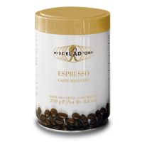 Miscela d'Oro Espresso 250 g jauhettu kahvi - purkki