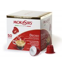 MokaSirs Deciso Nespresso-kompatibel kaffekapsel 50 st.