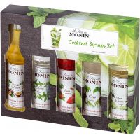 Monin Cocktail Set 5 x 50 ml makusiirappia