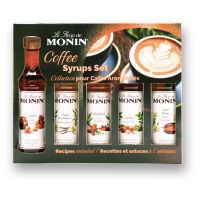 Monin Coffee Set 5 x 50 ml makusiirappia