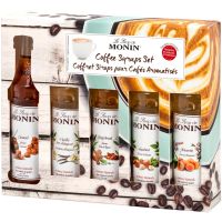 Monin Coffee Set 5 x 50 ml makusiirappia