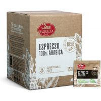 Saquella Espresso 100 % Arabica kahvinapit 150 kpl