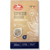 Saquella Espresso Classico kahvinapit 15 kpl