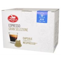 Saquella Espresso Dekaf Nespresso-kompatibel koffeinfri kaffekapsel 50 st