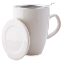 Shamila temugg med lock & tesil 350 ml, sand