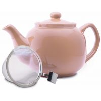 Shamila Ceramic Teapot with Strainer 1,2 l, Soft Rose