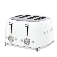 Smeg TSF03WHEU leivänpaahdin neljälle viipaleelle, valkoinen