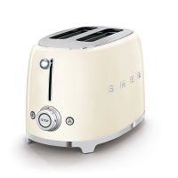 Smeg TSF01CREU leivänpaahdin kahdelle viipaleelle, kermanvalkoinen