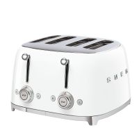 Smeg TSF03WHEU leivänpaahdin neljälle viipaleelle, valkoinen