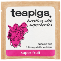 Teapigs Super Fruit, låda med 50 tepåsar
