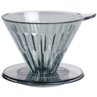 Timemore Crystal Eye Dripper suodatinsuppilo koko 02, kirkas musta