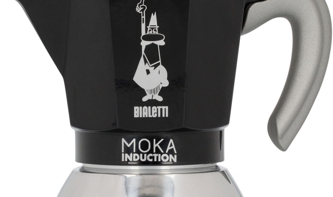 Bialetti Moka Induction Black Stovetop 