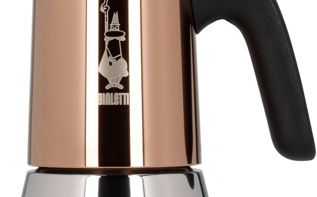 Bialetti Venus Induction Stove-top Coffee Maker, Copper