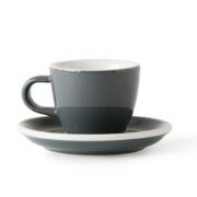 Acme Demitasse Espresso kuppi 70 ml + lautanen 11 cm, Dolphin Grey