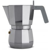 Alessi DC06 Moka Stovetop Espresso Coffee Maker, 6 Cups