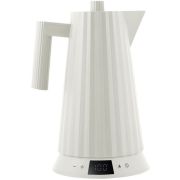 Alessi MDL21 Plissé vedenkeitin lämpötilansäädöllä 1,7 l, valkoinen