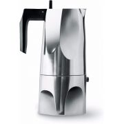 Alessi Ossidiana MT18 Stovetop Espresso Coffee Maker, 6 Cups