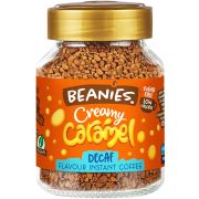 Beanies Decaf Creamy Caramel kofeiiniton maustettu pikakahvi 50 g