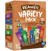 Beanies Variety Pack smaksatt snabbkaffe, 10 portionsförpackningar