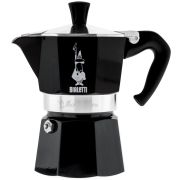 Bialetti Moka Express mutteripannu 3 kuppia, musta