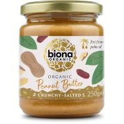 Biona Peanut Butter Crunchy suolattu maapähkinävoi 250 g