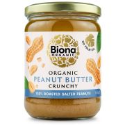 Biona Peanut Butter Crunchy saltat jordnötssmör 500 g